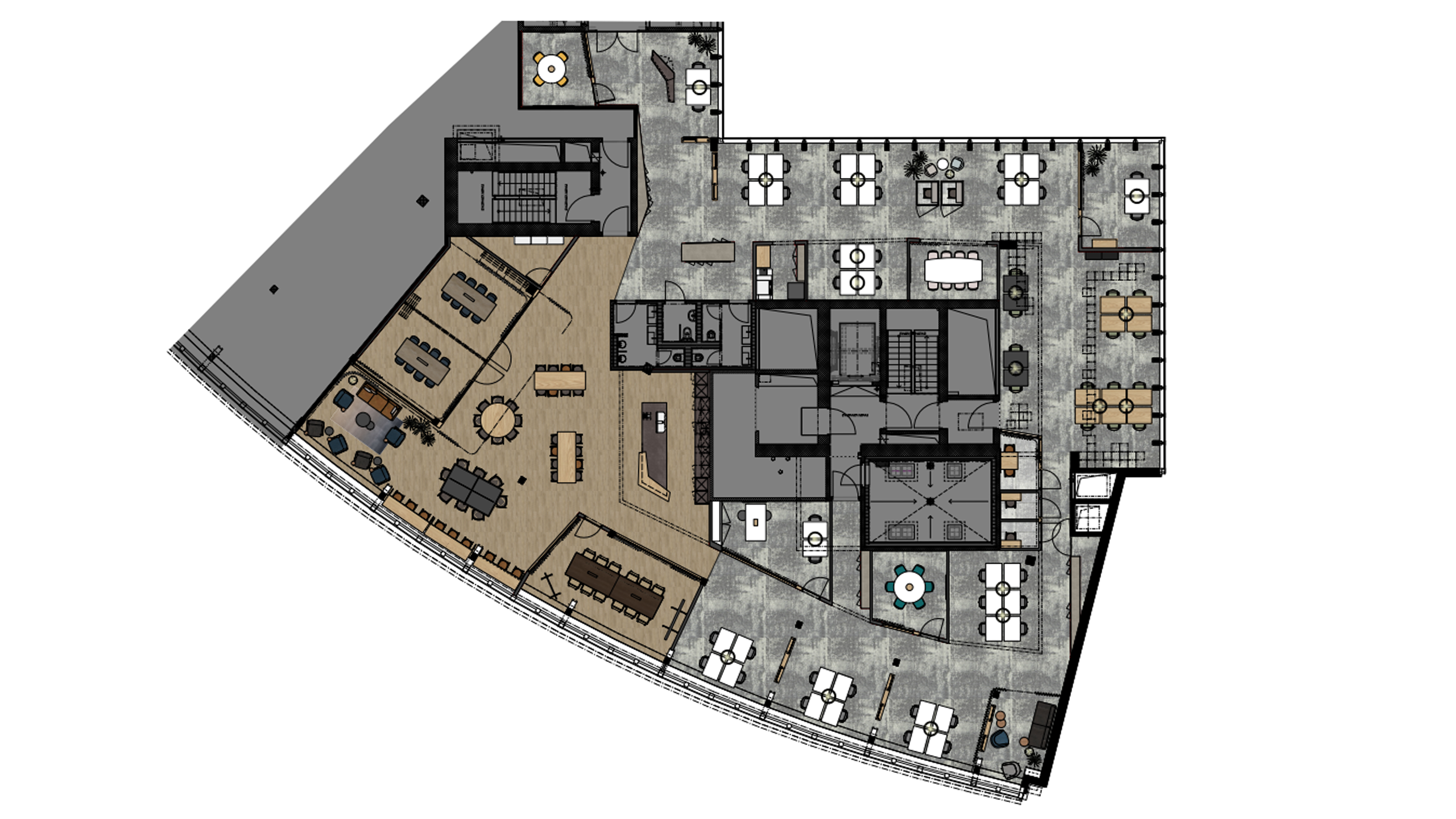 Raumplan des isolutions Offices in Zürich